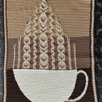 Crochet Cappuccino Throw