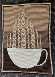 Crochet Cappuccino Throw