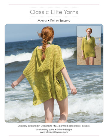 Classic Elite Yarns Marna Cape Knitting Pattern