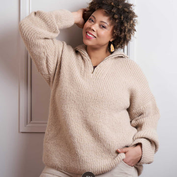 Celine Sweater Jumper Knitting Pattern