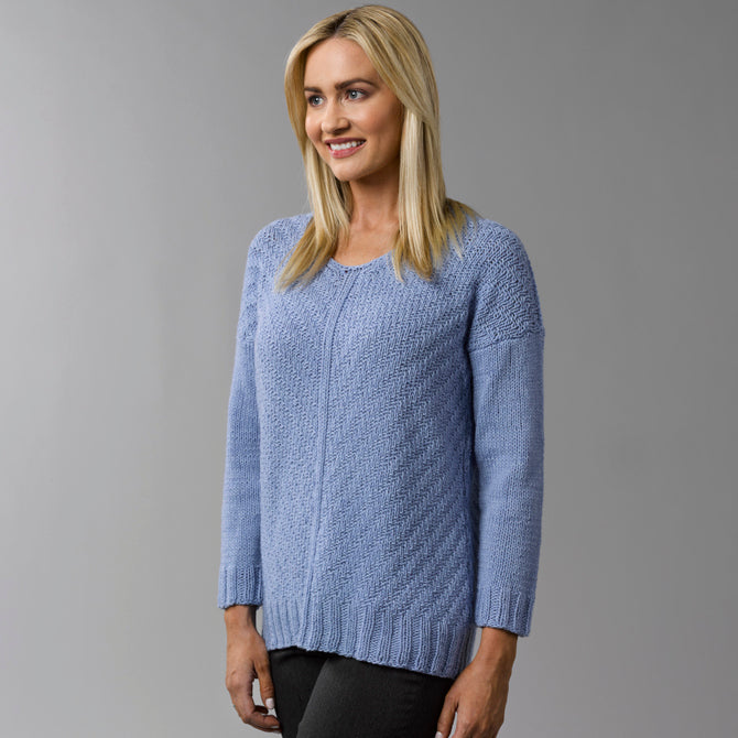 Stacy Charles Fine Yarns Audrey Pullover Knitting Pattern