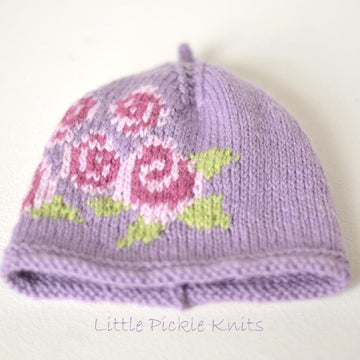 Baby Beanie 'Little Rose'