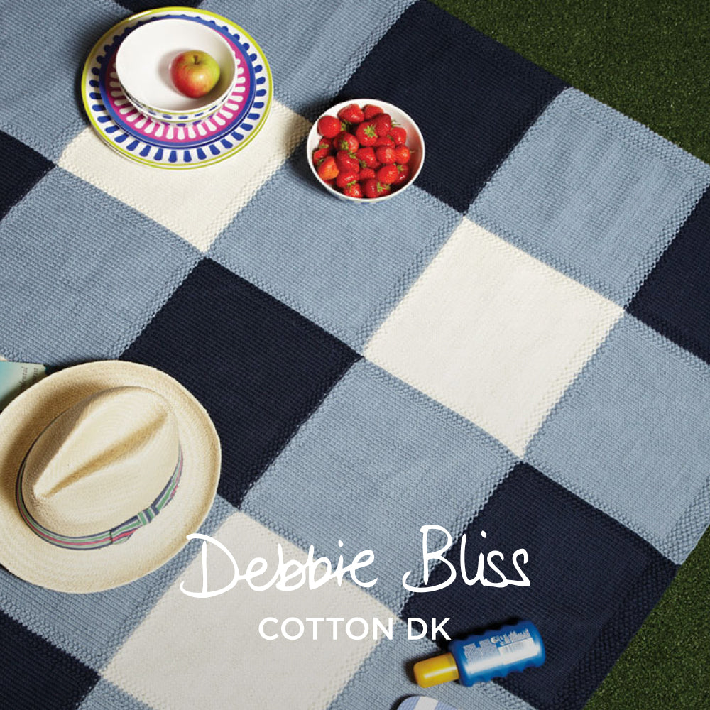 Debbie Bliss Picnic in the Park Blanket Knitting Pattern