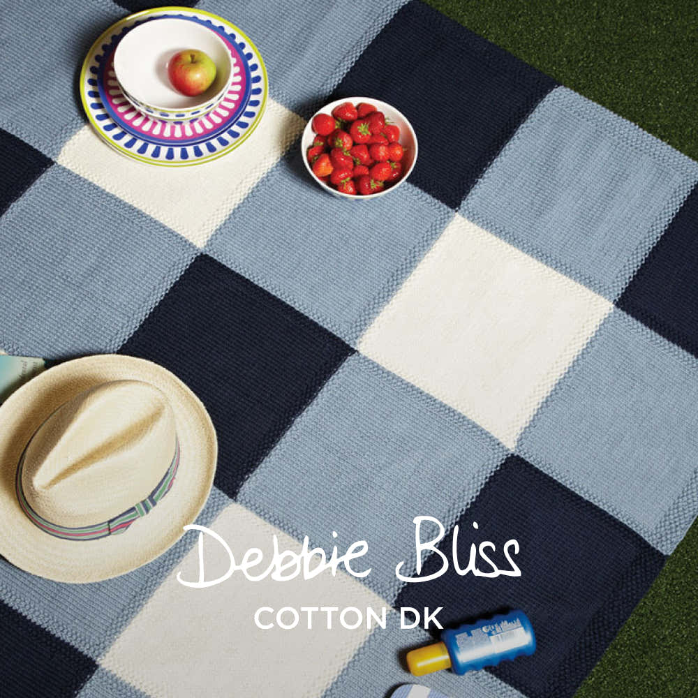 Debbie Bliss Picnic in the Park Blanket Knitting Pattern