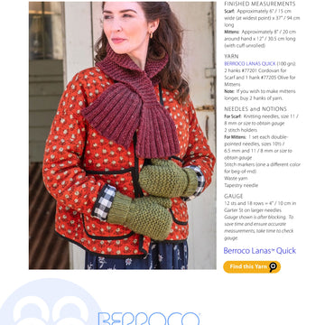 Berroco Neala Mittens Knitting Pattern