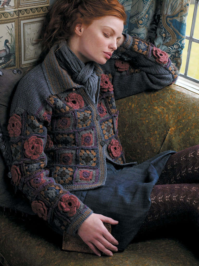 Rowan Rona Jacket Crochet Pattern