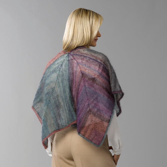 Stacy Charles Fine Yarns Leigh Shawl Wrap Knitting Pattern