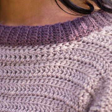 Una Zig Zag Sleeve Jumper Crochet Pattern