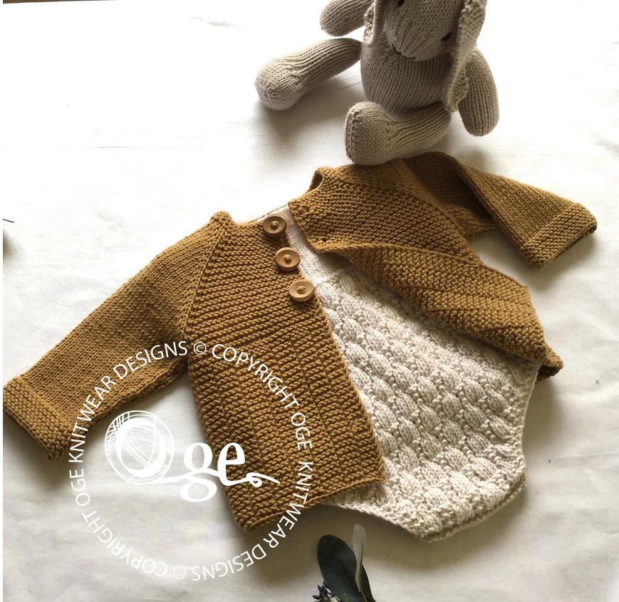 Romper & Cardigan Set - P176, P177 + P178
