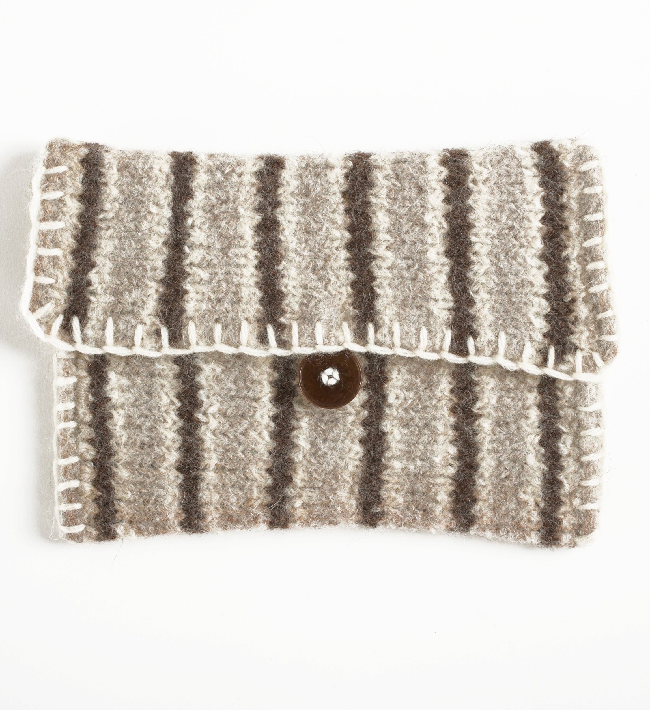Felted Downtown Clutch Bag Knitting Pattern