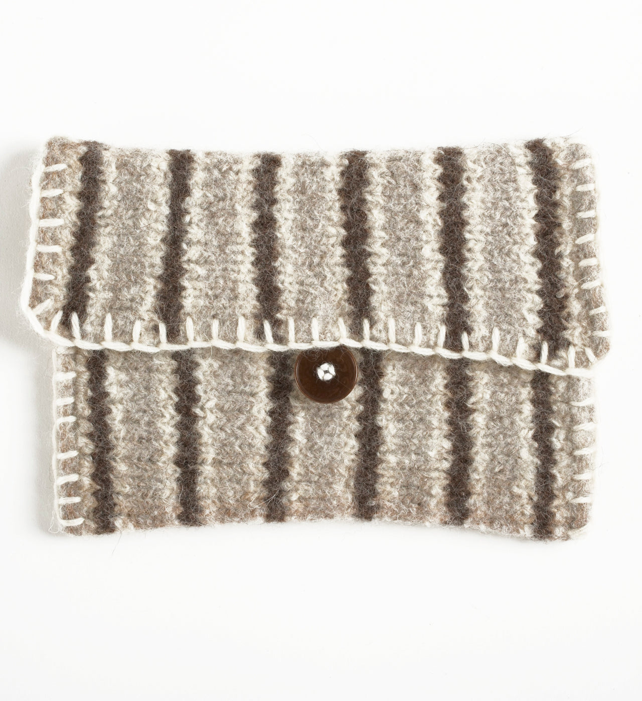 Felted Downtown Clutch Bag Knitting Pattern