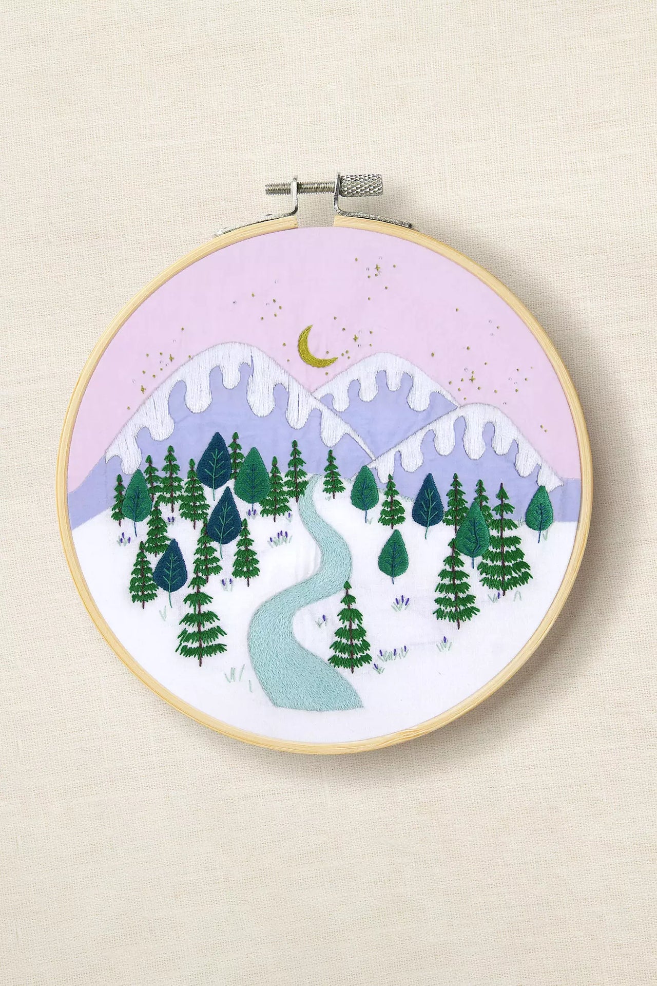 Winter Landscape by Georgie K. Emery Advanced Embroidery Kit