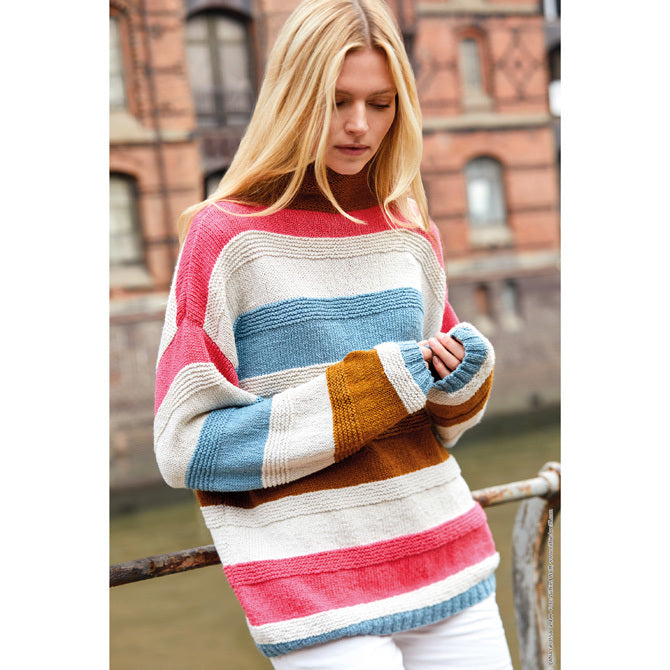 Lana Grossa 14 Pullover Jumper Knitting Pattern