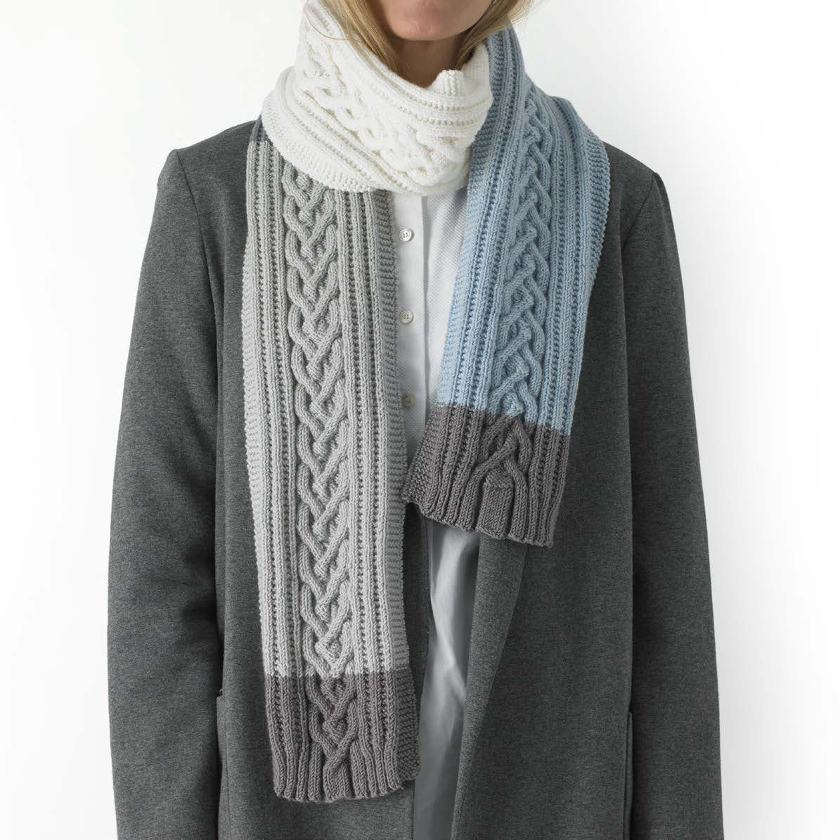 MillaMia Heart Warming Scarf Knitting Pattern