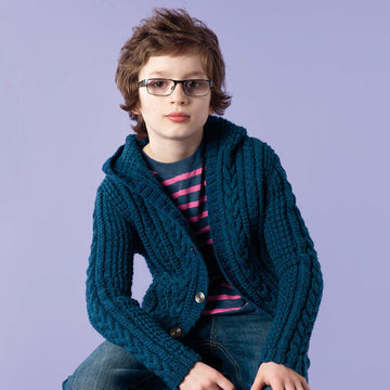 Rowan Pure Wool Worsted Kids eBook Cardigan Knitting Pattern