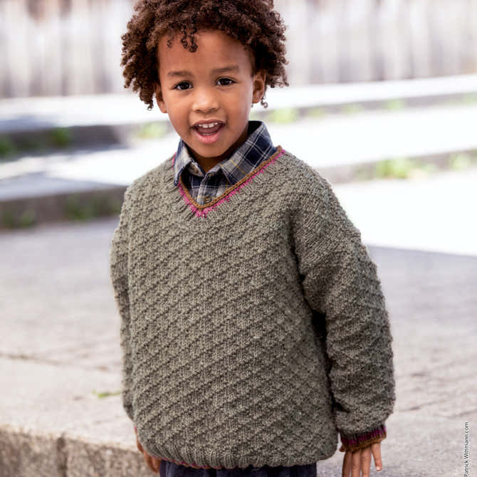 Lana Grossa Kid's Pullover Jumper Knitting Pattern