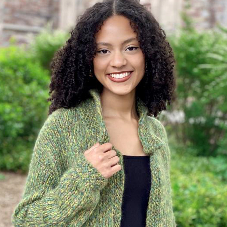 Plymouth Yarn Woman's Jacket Cardigan Knitting Pattern
