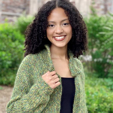 Plymouth Yarn Woman's Jacket Cardigan Knitting Pattern
