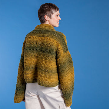 Tonal Twist Sweater - Free Crochet Pattern for Women Pattern