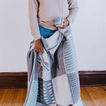 Tunisian Holiday Sampler Blanket