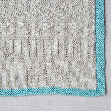 Debbie Bliss Gansey Style Baby Blanket & Monkey Knitting Pattern