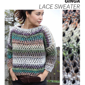 Noro Lace Sweater (Hanami 3) Jumper Knitting Pattern