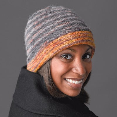 Valley Yarns Silver Lining Hat Knitting Pattern