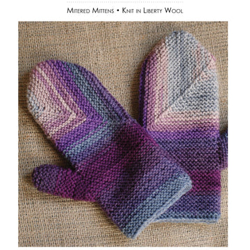 Classic Elite Yarns Mitered Mittens Knitting Pattern