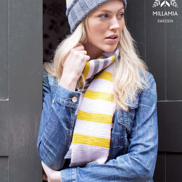 MillaMia Linn Scarf & Hat Knitting Pattern