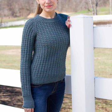 Waffley Pullover Jumper Knitting Pattern