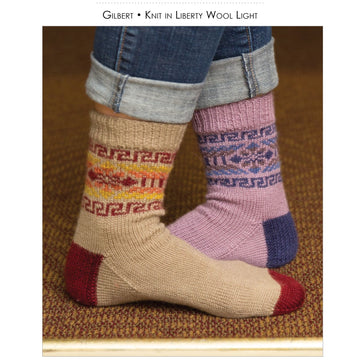 Classic Elite Yarns Gilbert Socks Knitting Pattern