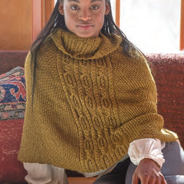 Oakham Poncho Cape Knitting Pattern