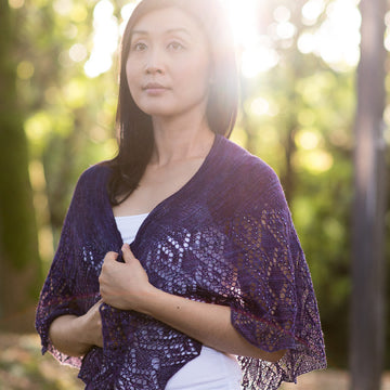 SweetGeorgia Rivoli Shawl Wrap Knitting Pattern