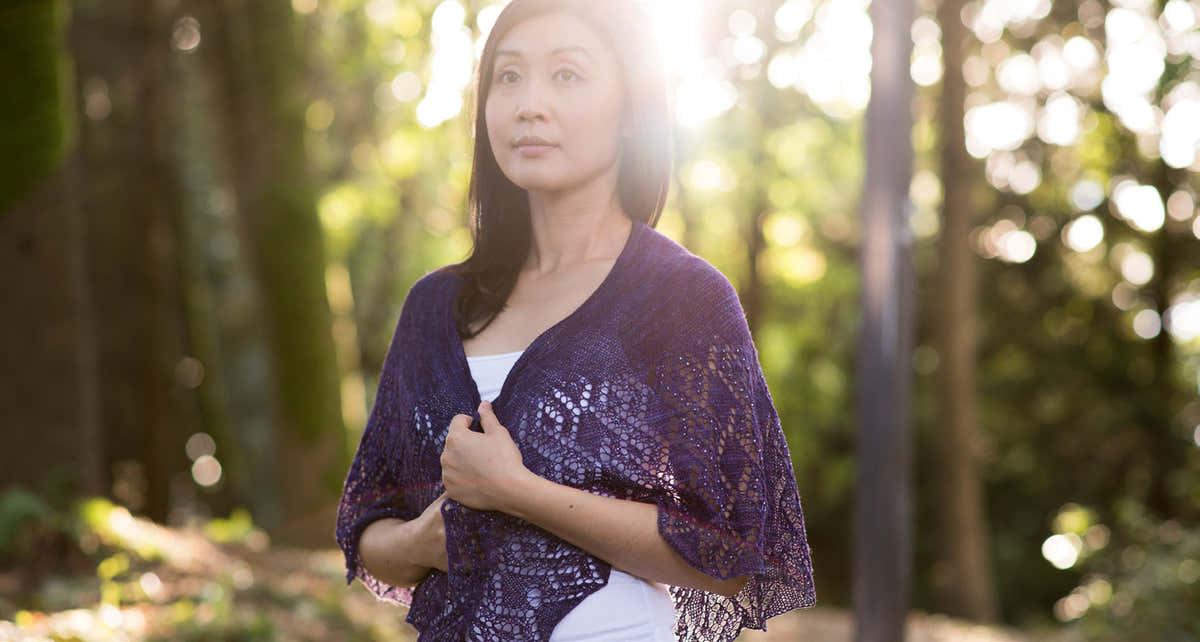 SweetGeorgia Rivoli Shawl Wrap Knitting Pattern