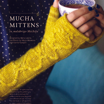 Mucha Mittens in Malabrigo Mechita - PDF
