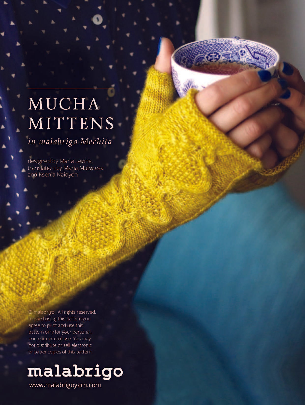 Mucha Mittens in Malabrigo Mechita - PDF