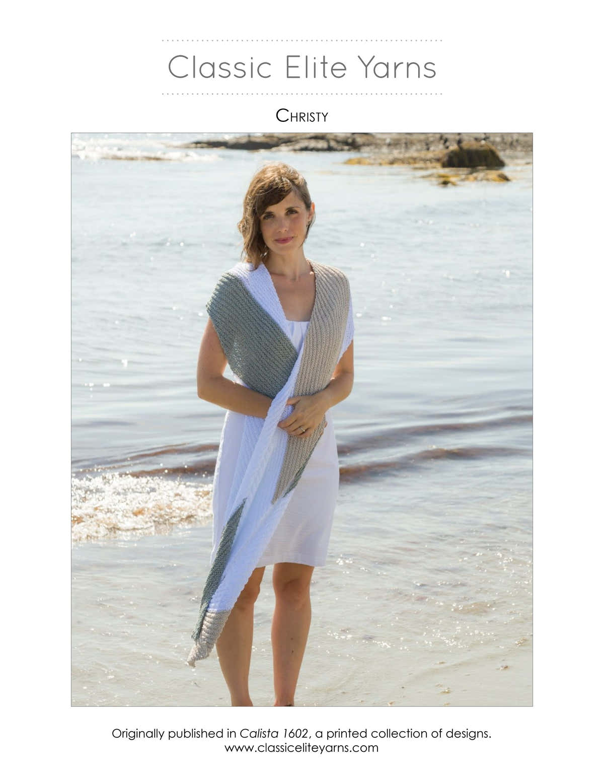 Classic Elite Yarns Christy Scarf Knitting Pattern