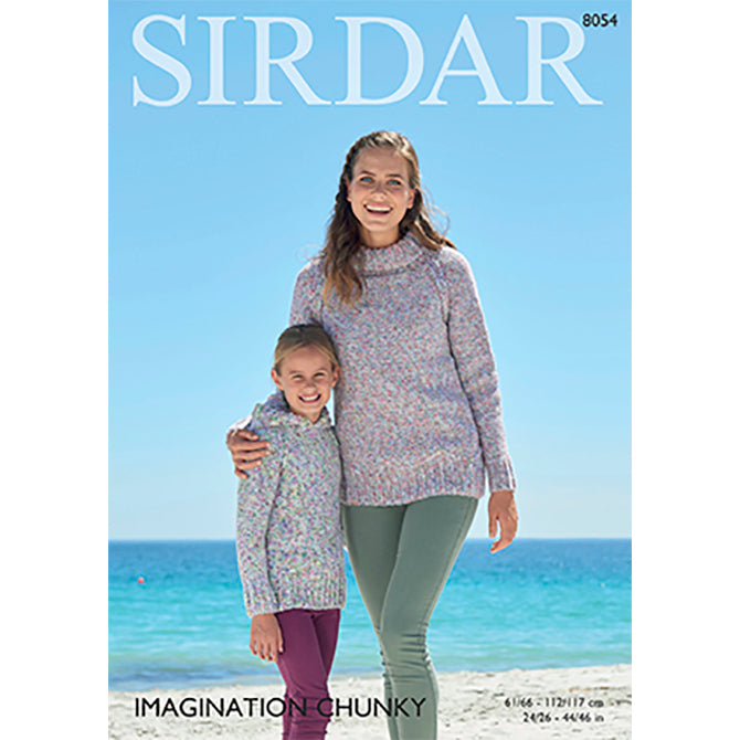 Sirdar 8054 Sweaters Knitting Pattern