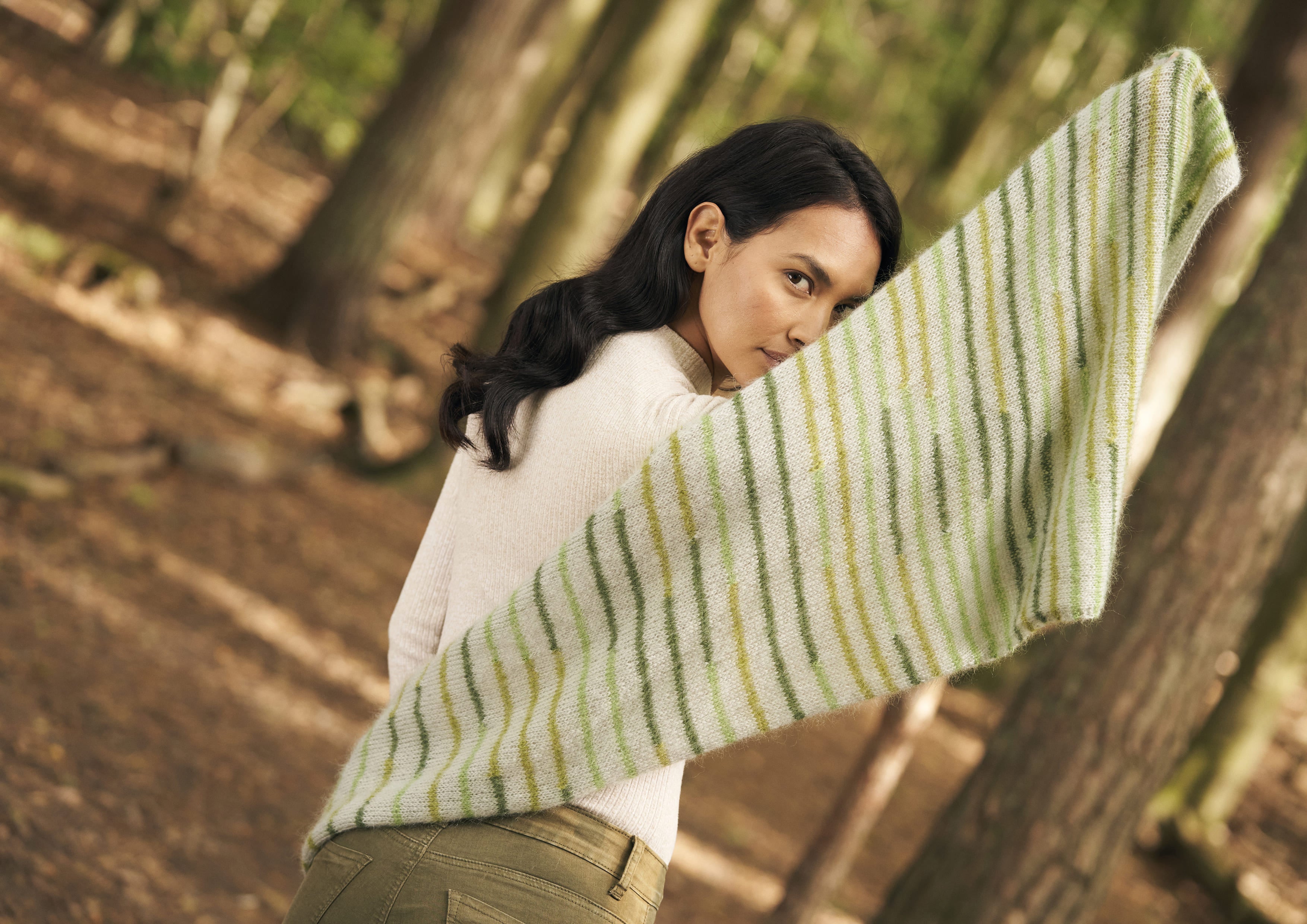 Triangular Shawl Wrap Knitting Pattern