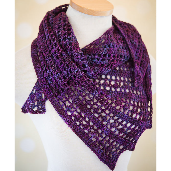 SweetGeorgia Solna Shawl Crochet Pattern