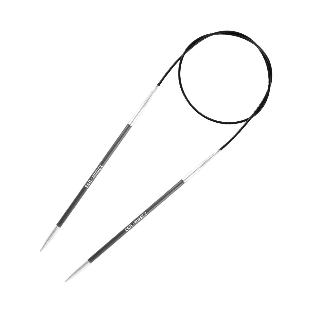 KnitPro Karbonz Fixed Circular Needles 24"