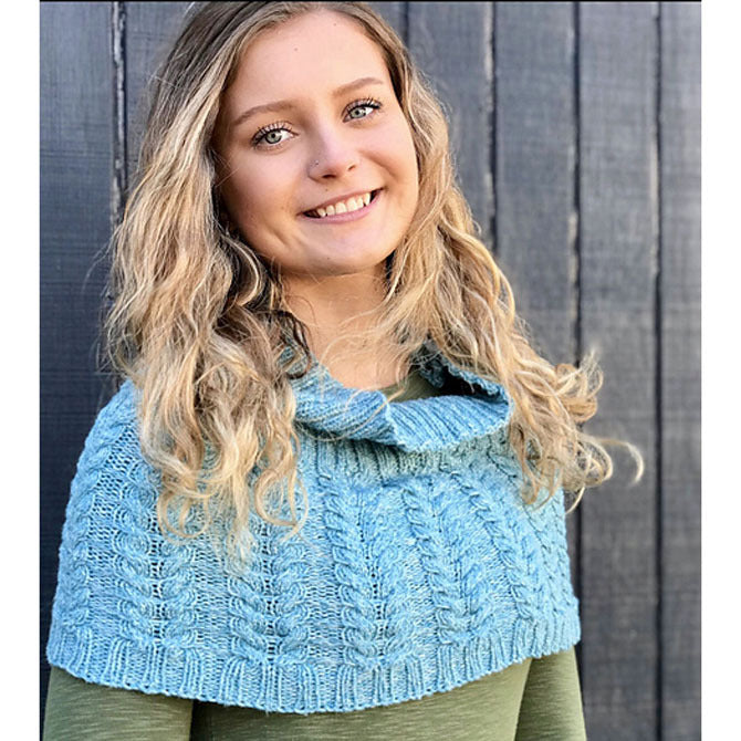 Plymouth Yarn Cabled Cowl Knitting Pattern