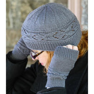 Valley Yarns 40th Anniversary Clivia Hat and Mitt Set