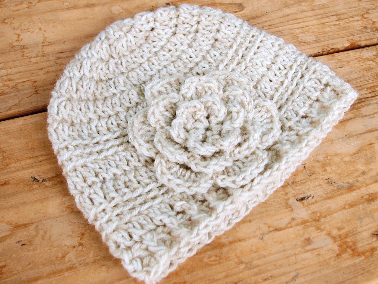 Easy Double Crochet Beanie
