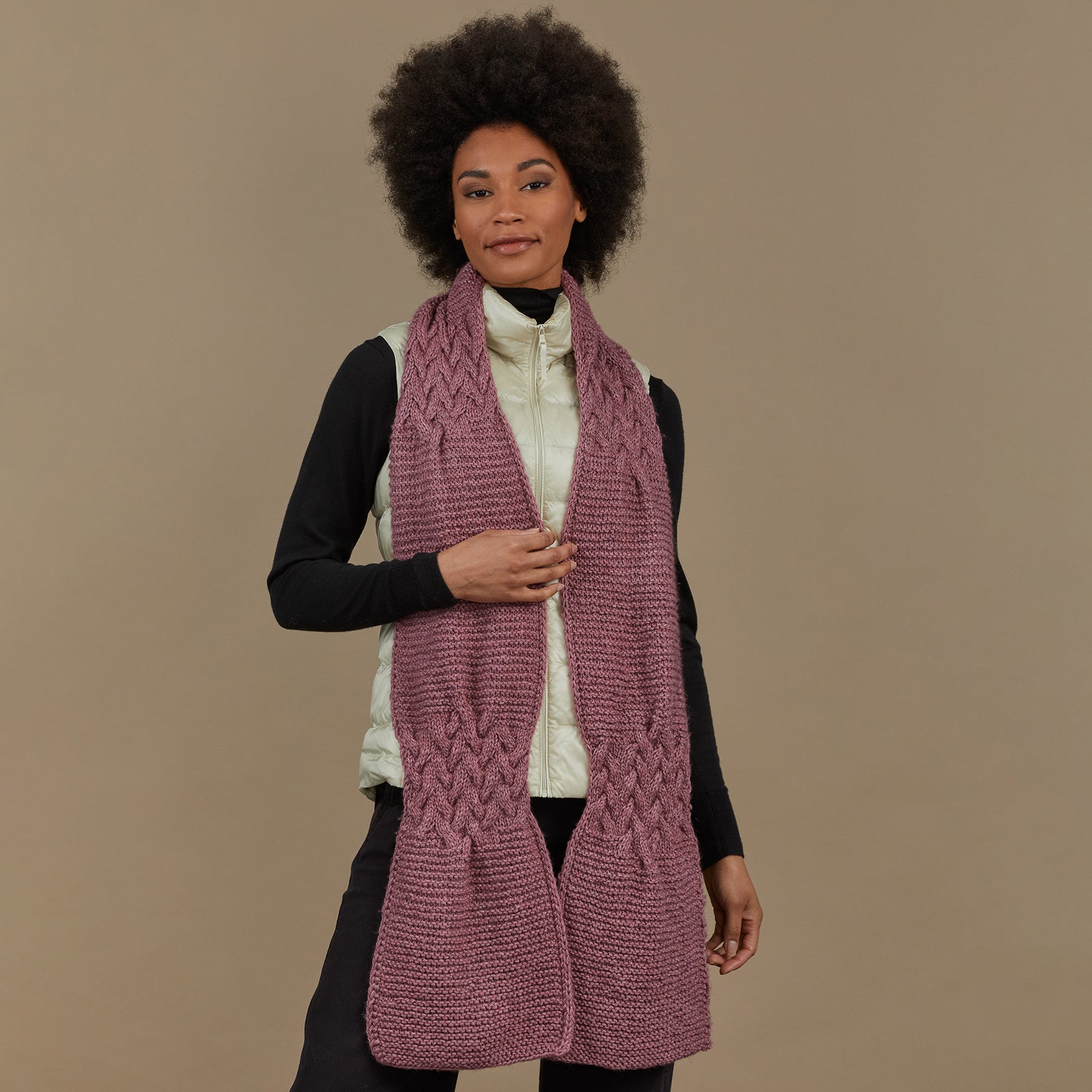 Tahki Yarns Crystal Bay Hat Scarf Knitting Pattern