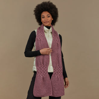 Tahki Yarns Crystal Bay Hat Scarf Knitting Pattern