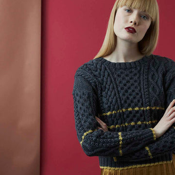 Debbie Bliss Grete Sweater Knitting Pattern