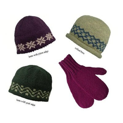 Nancy Lindberg Straight Needle Hat & Mittens Knitting