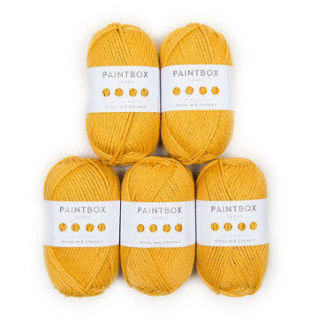 Paintbox Yarns Wool Mix Chunky 5 Ball Value Pack Yarn - Wool Chunky
