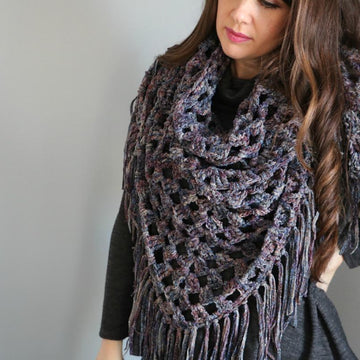 Shimmer Triangle Shawl